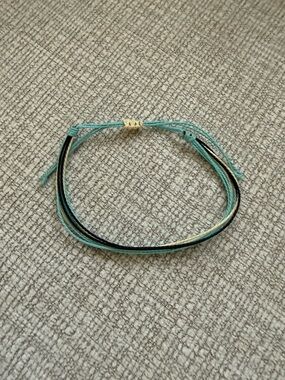 Pura Vida Teal, Black & Cream Multi-Strand Bracelet